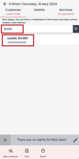 customer app