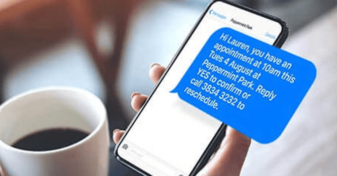 SMS Confirmation